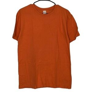 Clementine orange crew neck t-shirt, medium